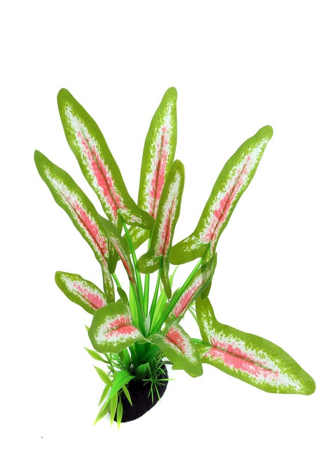 DVHEY Silk Aquarium Plants for Betta Fish Tank, 2 Pcs 8 Inch Small Silk Aquarium Plant Aquatic Water Grass Decoration (Green-Wine, 8 Inch) - Image 5